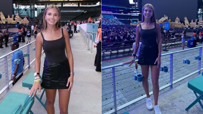 Kai Trump lors d'un concert de The Weeknd en 2025