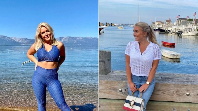Karoline Leavitt sur les rives du lac Tahoe et du port de Nantucket