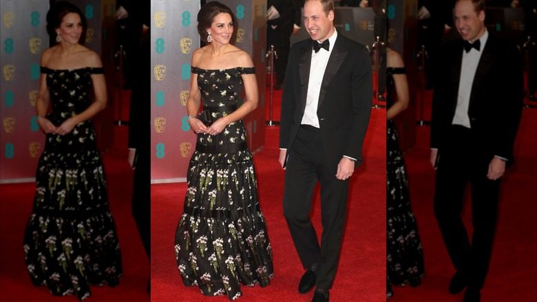 Catherine, duchesse de Cambridge et le prince William, duc de Cambridge assistent à la 70e cérémonie des EE British Academy Film Awards (BAFTA) au Royal Albert Hall le 12 février 2017 à Londres, en Angleterre.