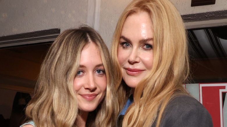 Sunday Rose Kidman Urban et Nicole Kidman assistent à la soirée annuelle des meilleures performances du magazine W au Château Marmont le 4 janvier 2025 à Los Angeles, Californie (2025)