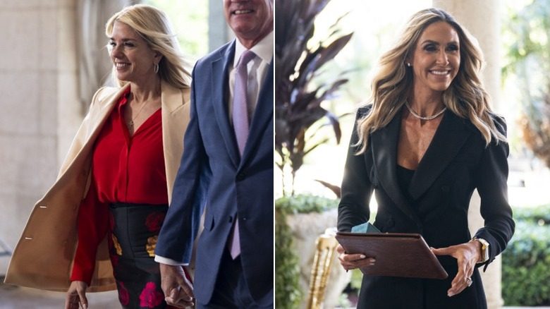 Pam Bondi et Lara Trump au mariage Scavino-Elmore