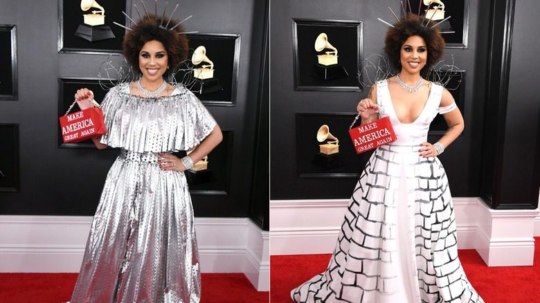 Joy Villa souriante aux Grammys 2019