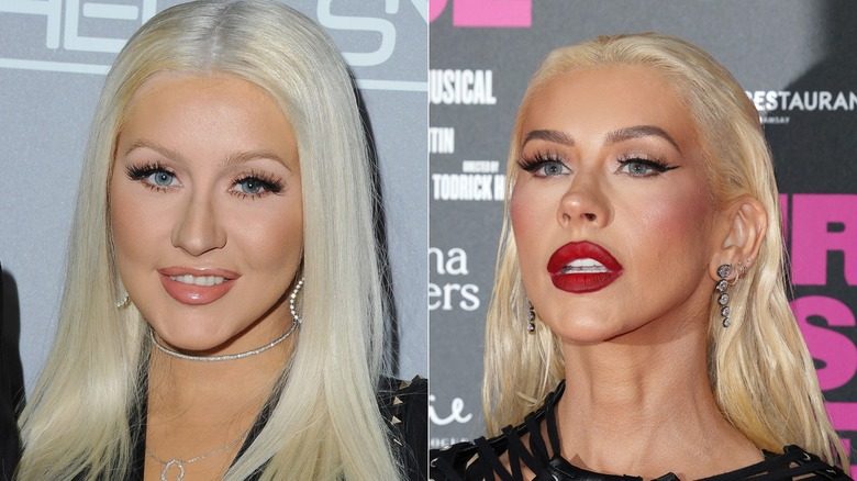 Christina Aguilera en 2016 et 2025