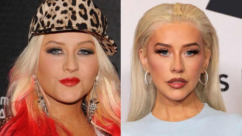 Christina Aguilera en 2012 et 2024