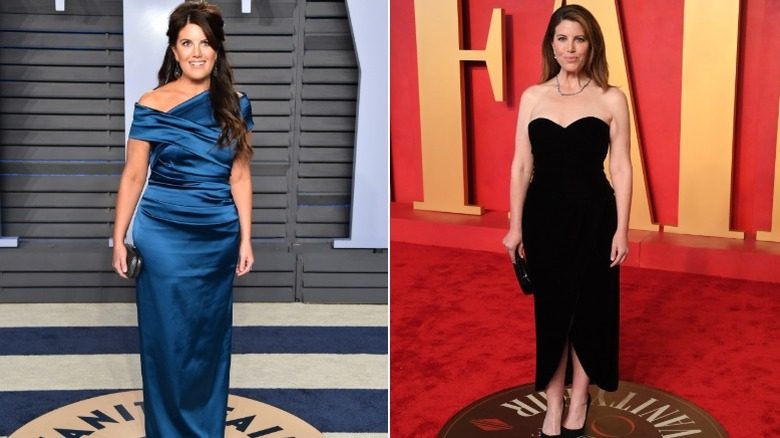 Monica Lewinsky à l'afterparty des Oscars de Vanity Fair en 2018 et 2024