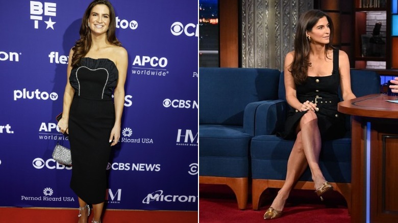 Kaitlan Collins à la Maison Blanche et en tournage avec Stephen Colbert