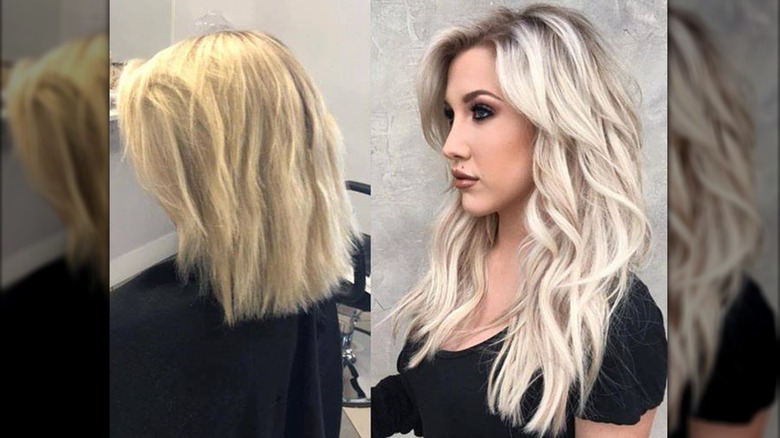 Savannah Chrisley avant et après les photos de sa coiffure