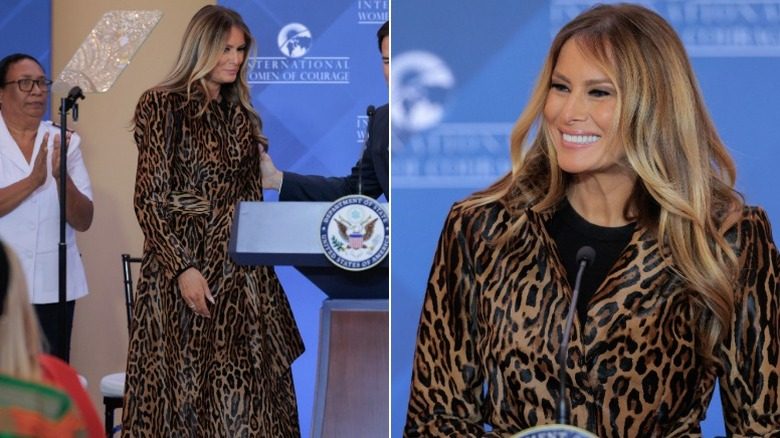 Melania Trump fait un discours