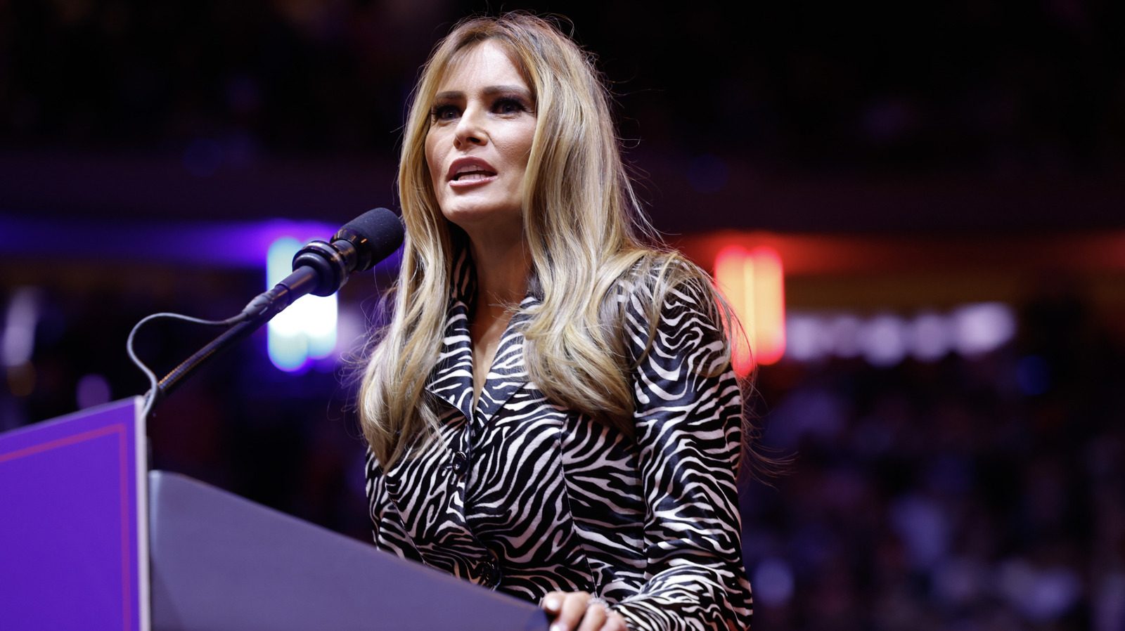8 photos qui prouvent que l'histoire d'amour de Melania Trump se fait avec des imprimés d'animaux (pas ceux de Donald)