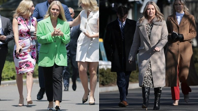 Karoline Leavitt porte des blazers et des manteaux démodés qui la font paraître plus vieille