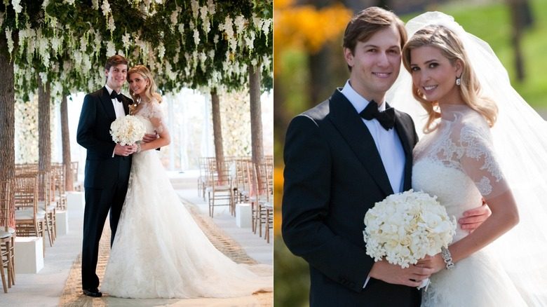 Ivanka Trump et Jared Kushner le jour de leur mariage