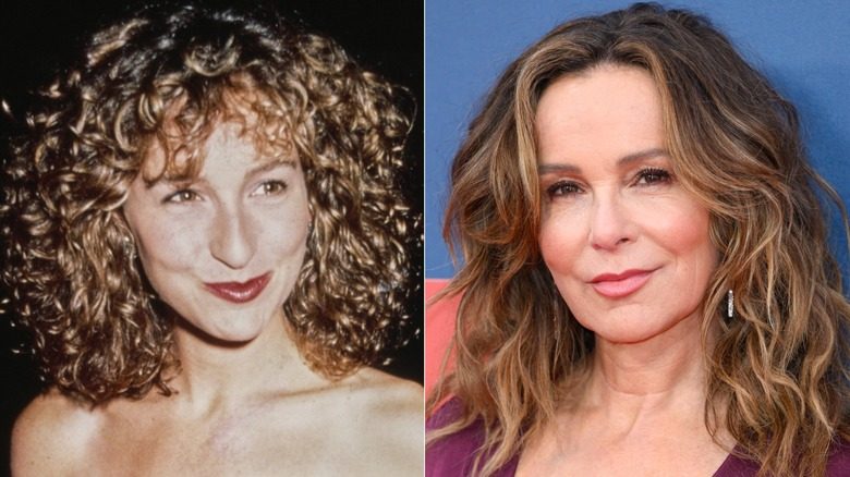 Deux photos côte à côte de Jennifer Gray avant et après son travail du nez.