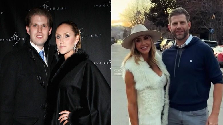 Lara et Eric Trump en 2011 versus 2026, avant et après avoir commencé à sortir ensemble