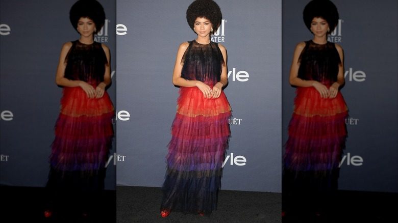 Zendaya aux InStyle Awards en octobre 2017 à Los Angeles