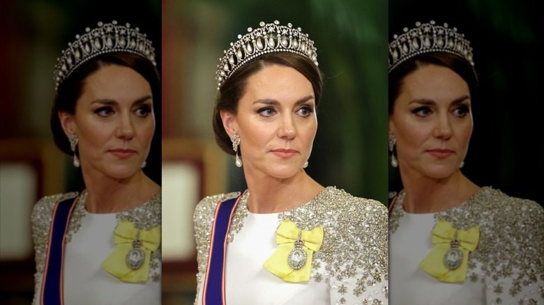 En 2015, Kate Middleton porte un diadème précédemment porté par la princesse Diana