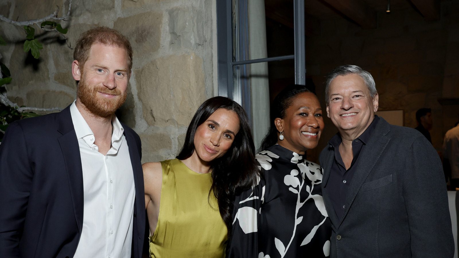 La robe chartreuse de Meghan Markle lors d'un événement Netflix en 2026 manquait de son vernis habituel