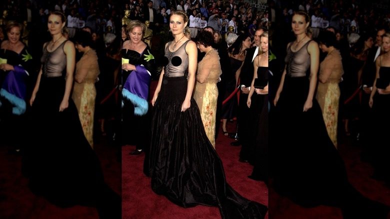Gwyneth Paltrow en robe transparente aux Oscars 2002