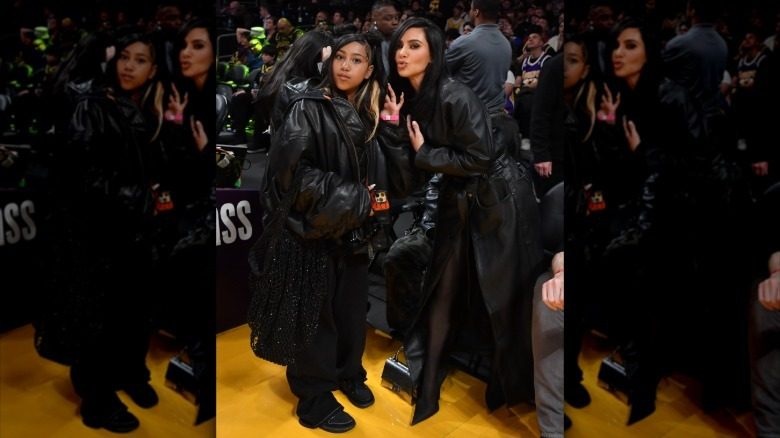 Kim Kardashian et North West en 2024