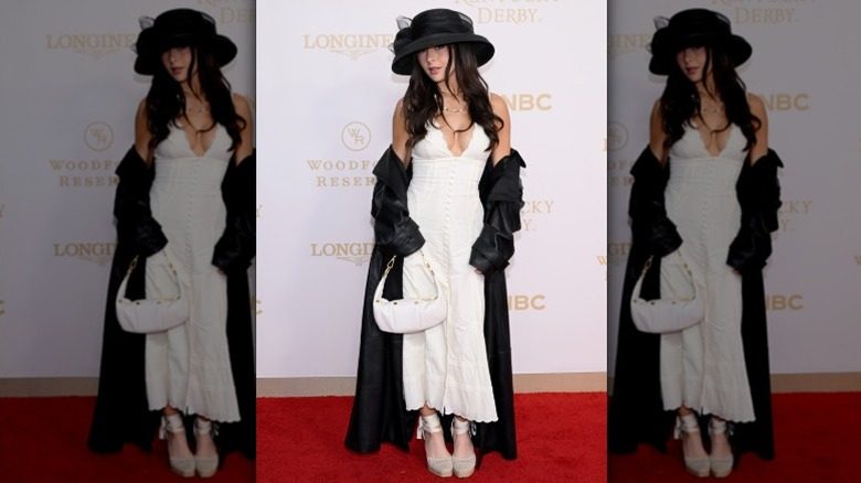 Lauren Gibson arrive au Kentucky Derby