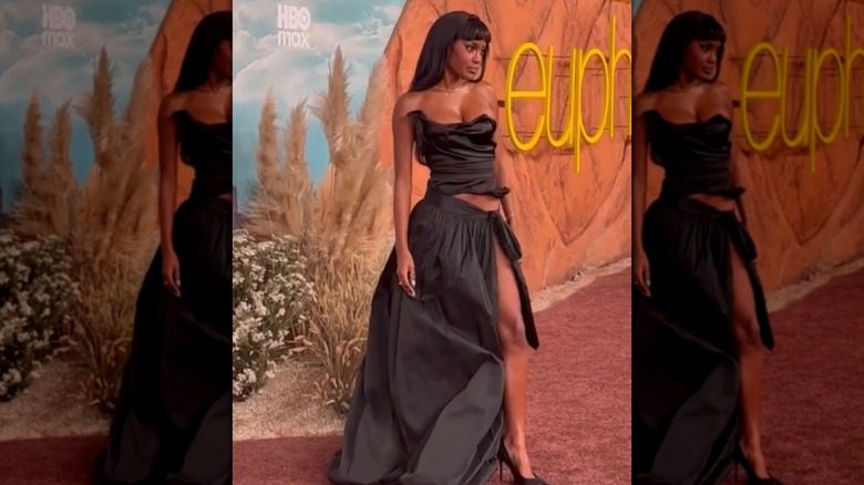 Ciara Miller à la première de la saison 3 d'Euphoria