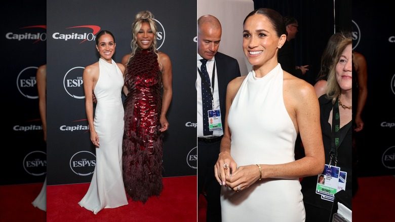 Meghan Markle avec Serena Williams aux ESPY Awards 2024.