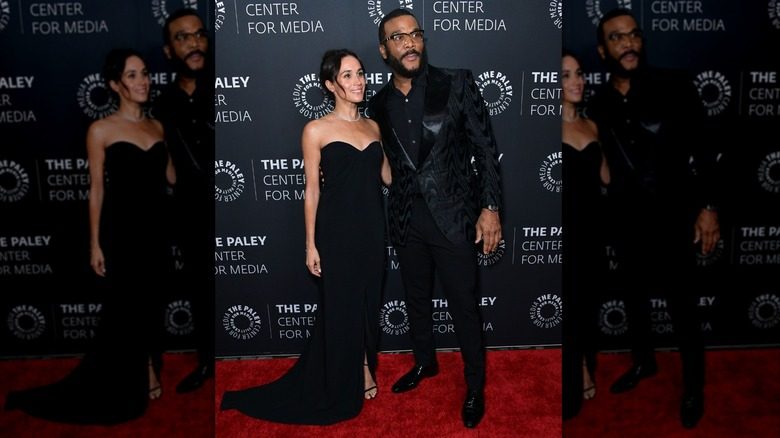 Meghan Markle avec Tyler Perry au Paley Center for Media.