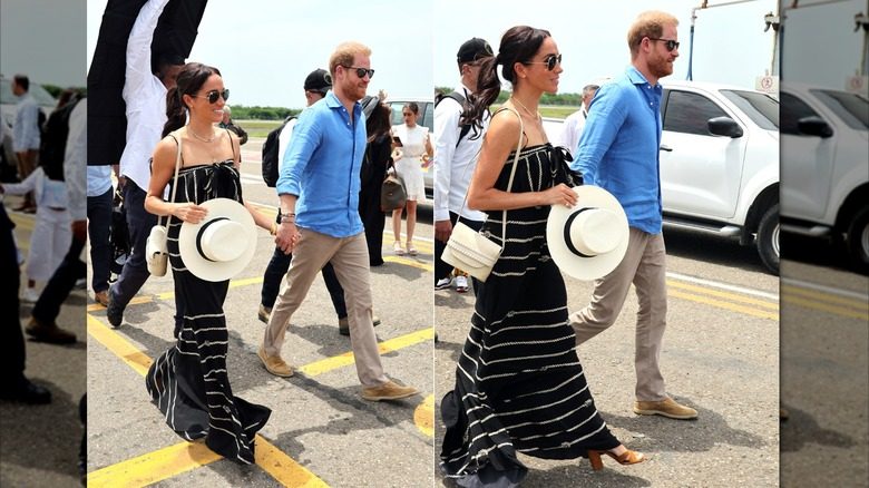 Meghan Markle et le prince Harry à Carthagène, en Colombie, en 2024.