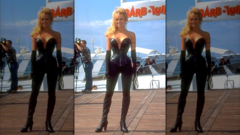 Pamela Anderson au Festival de Cannes en 1995.