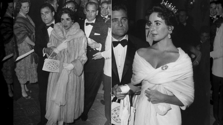 Elizabeth Taylor au Festival de Cannes en 1957.