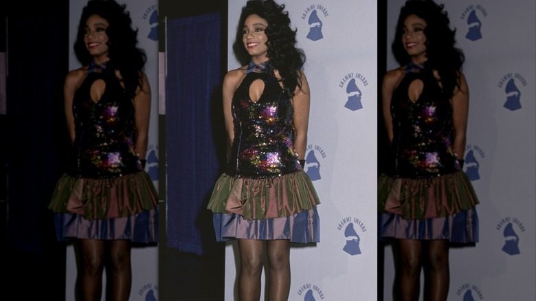 Karyn White à la 31e cérémonie annuelle des Grammy Awards à Los Angeles en février 1989