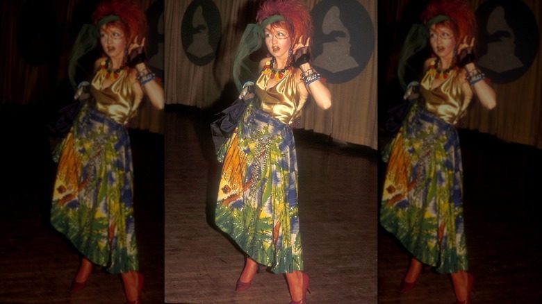 Cyndi Lauper à la 26ème cérémonie des Grammy Awards à Los Angeles en février 1984