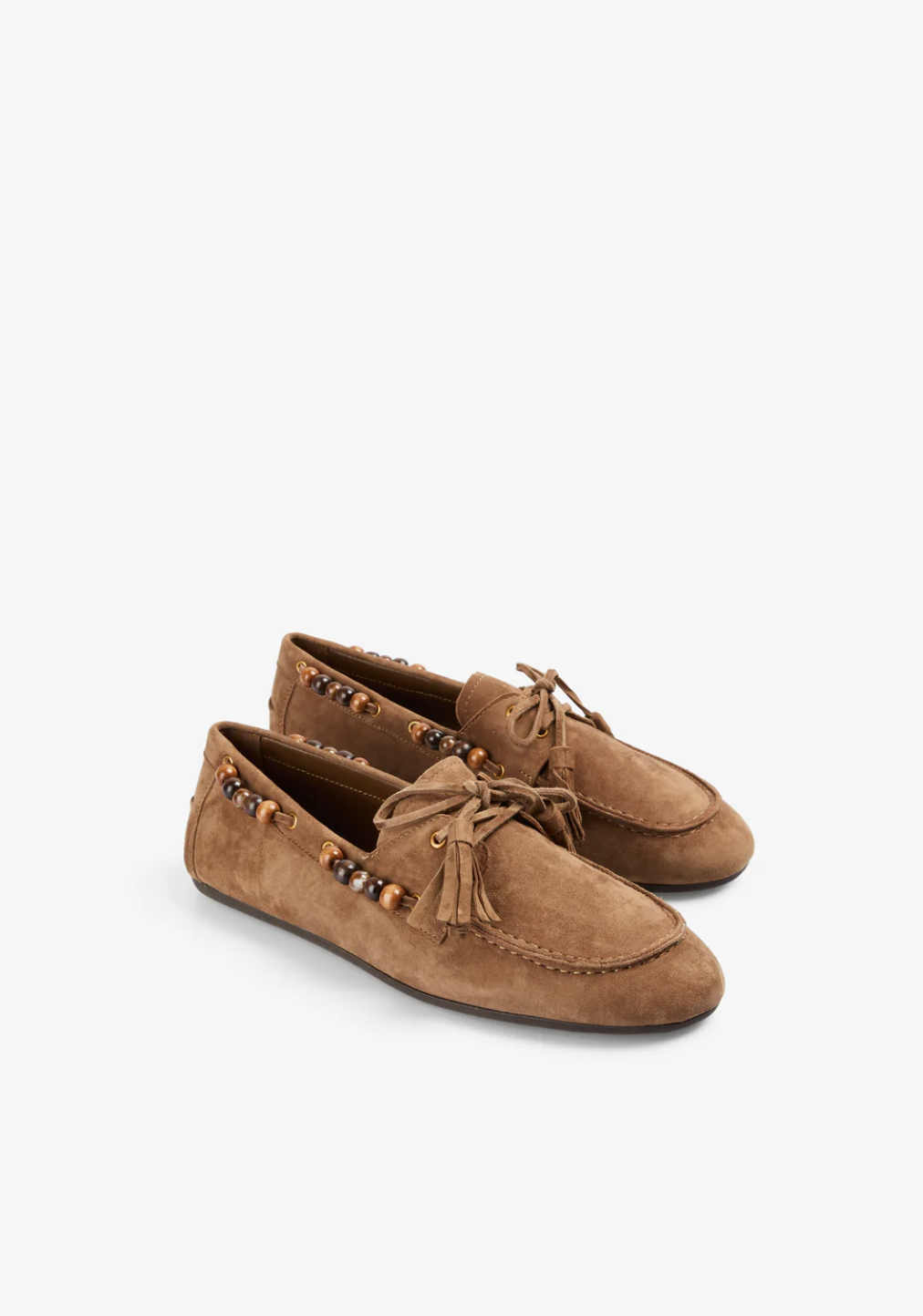 Mocassin en daim perlé (99,99 euros)