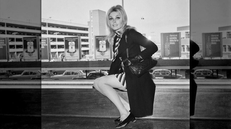 Sharon Tate pose pour une séance photo en 1966.