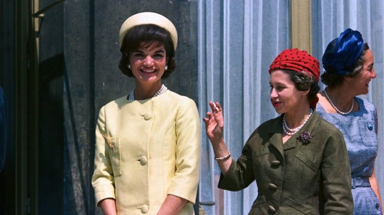 Jackie Kennedy lors d'une visite à Paris.