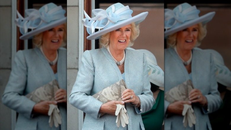La reine Camilla à la cérémonie Trooping the Colour en 2018
