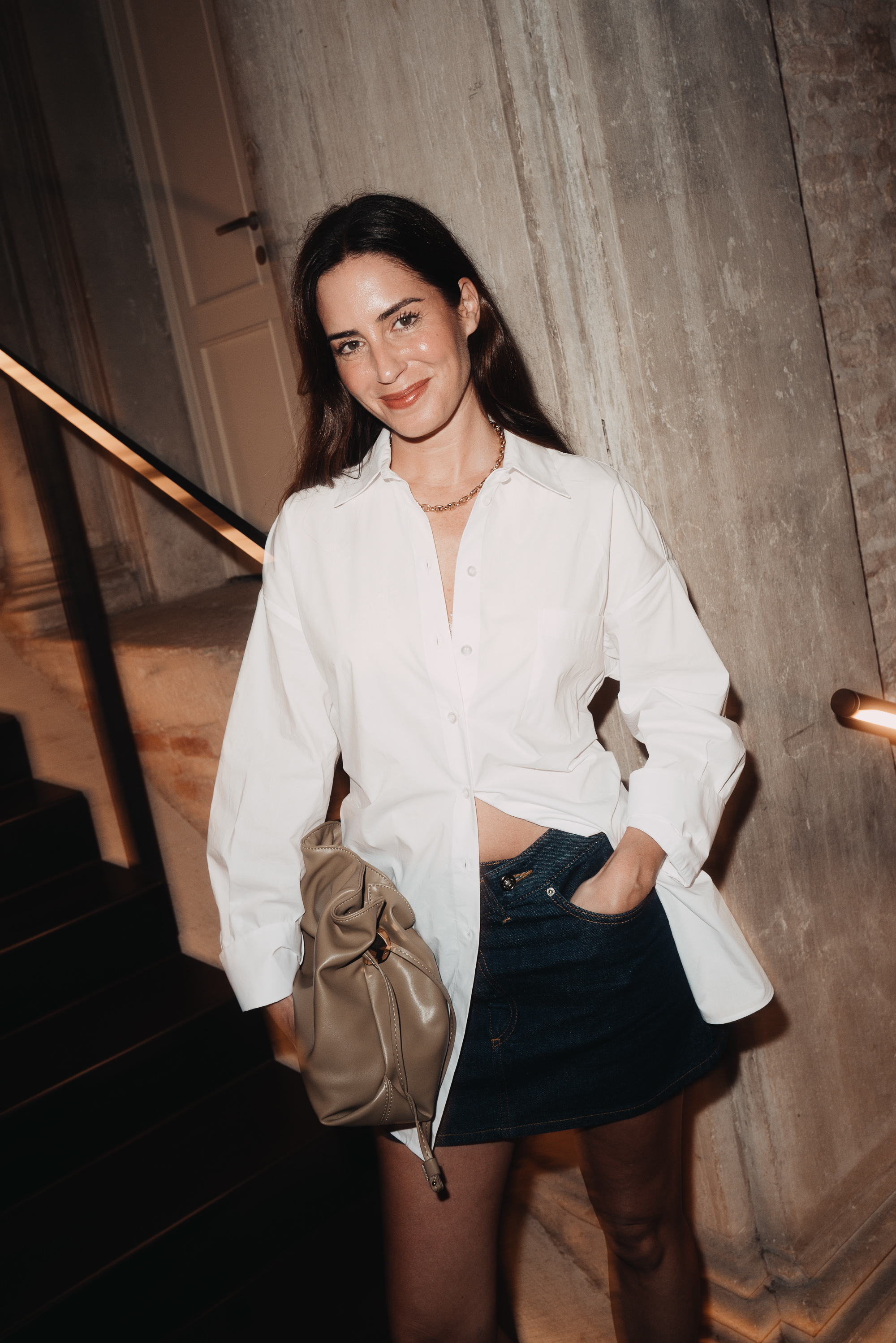 Gala González était l'une des invitées du défilé.