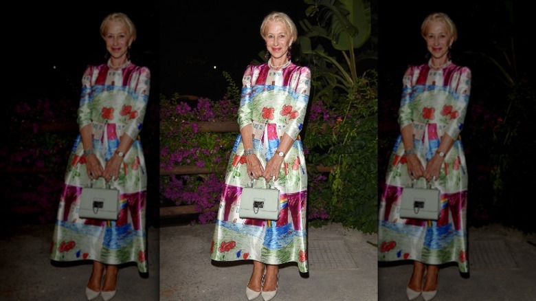 Helen Mirren lors d'un festival à Ischia, Italie