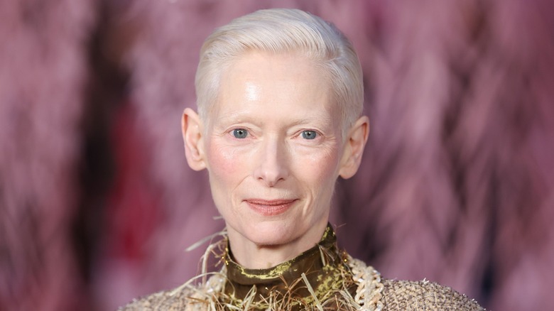Tilda Swinton au défilé Chanel Haute Couture printemps/été lors de la Fashion Week de Paris en janvier 2026