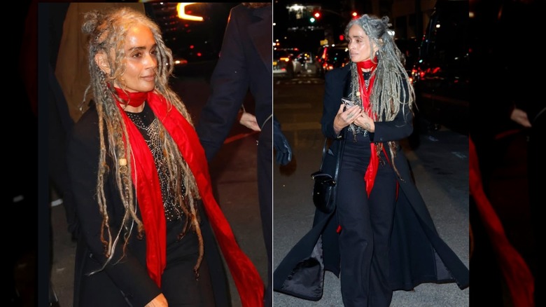 Lisa Bonet arrive à l'after party du SNL à New York en mars 2026.