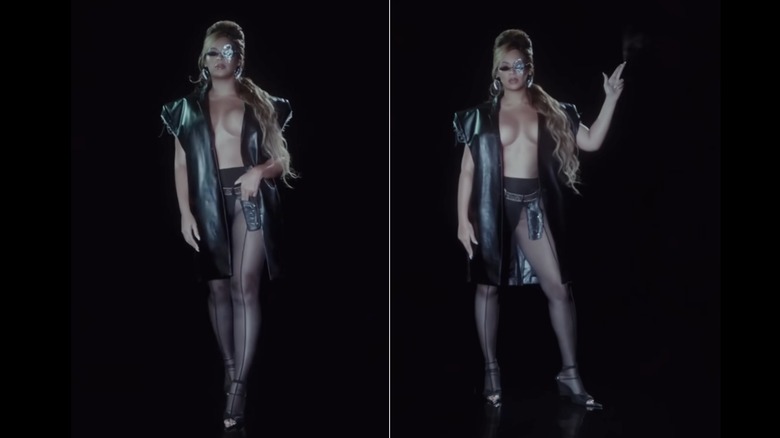 Beyoncé dans le "TEXAS TENEZ-LES" Visualiseur.
