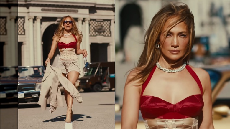 Jennifer Lopez dans "Je ne peux pas en avoir assez" vidéo musicale.