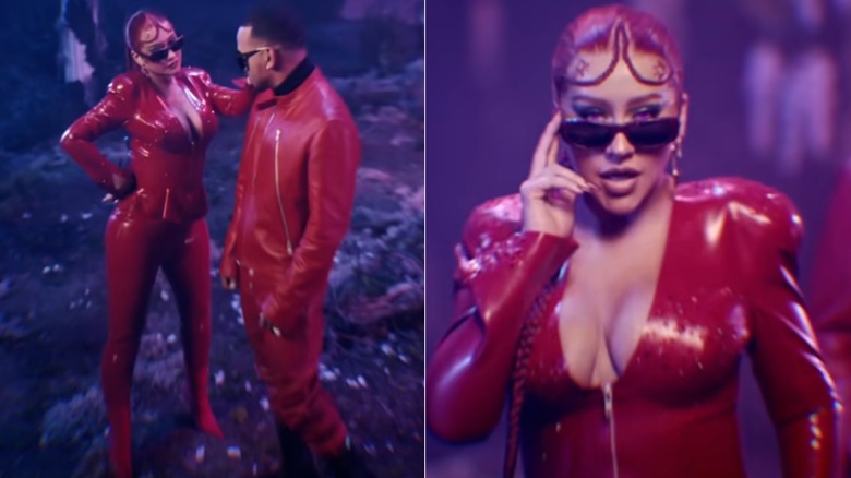 Christina Aguilera et Ozuna dans le 