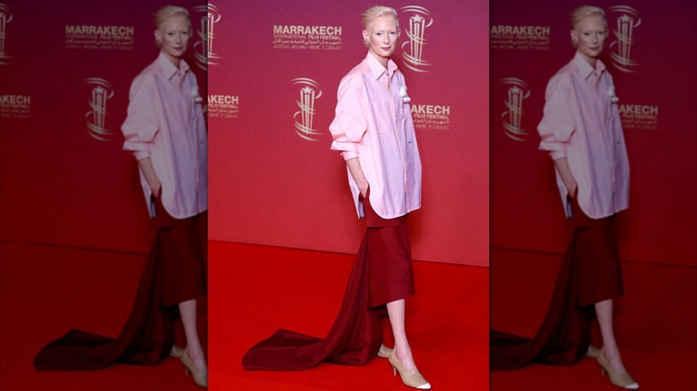 Tilda Swinton au 22ème Festival International du Film de Marrakech en décembre 2025