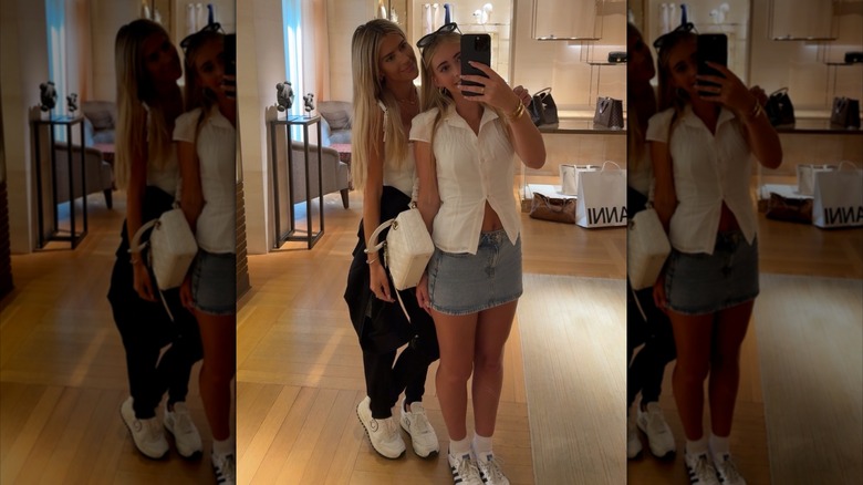 Christina Haack et sa fille Taylor prennent un selfie dans un miroir