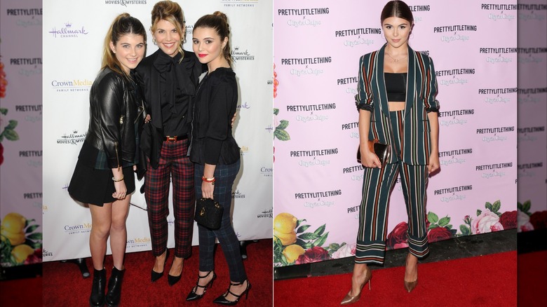 Olivia Jade en 2014 et 2017
