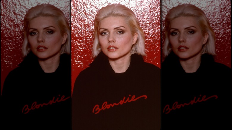 Debbie Harry du groupe punk rock américain Blondie, à New York 1975