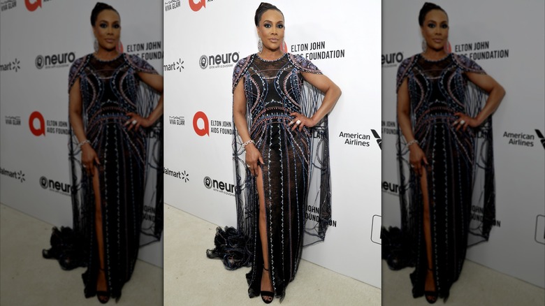 Vivica A. Fox à la soirée de visionnage des Oscars de la Elton John AIDS Foundation en février 2020 à Hollywood