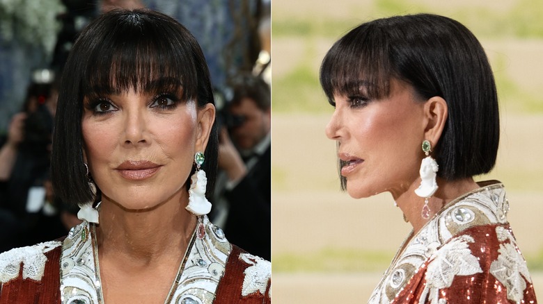 Kris Jenner avec un carré et une frange en 2026