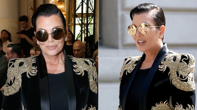 Kris Jenner aux cheveux lisses en 2015