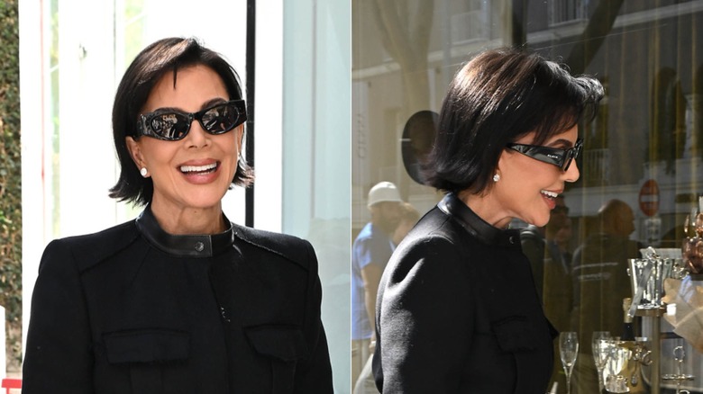 Kris Jenner avec un carré en 2025